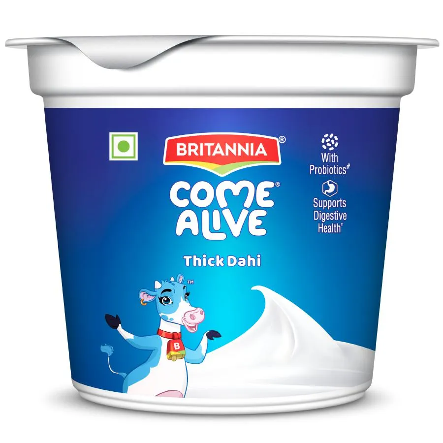 Britannia Cow Alive Thick Dahi  400 Gm