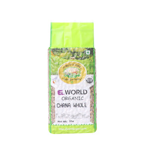 Elworld Organic Chana Whole 1 Kg