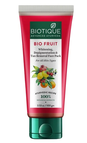 BioTIQUE FRUIT FACK PACK 100GM