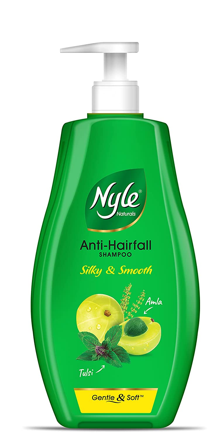 Nyle Anti Hairfall Silk & Smooth  Tulsi Amla Shampoo 400 ml