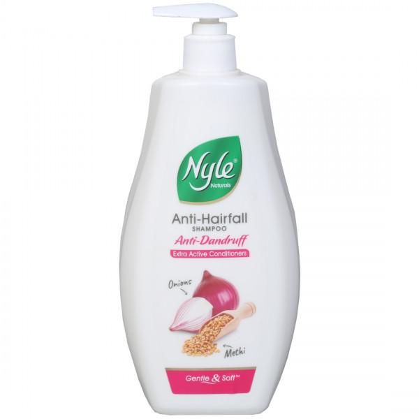 nyle Antihairfall anti Dandruff Extra Onions Methi Shampoo 800 ml