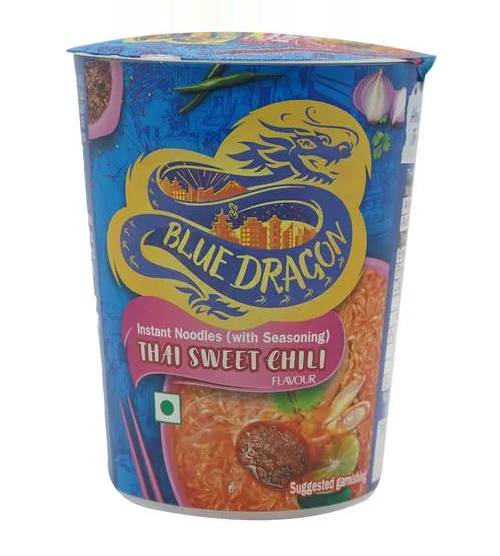 Blue dragon instant noodles thai sweet chilli flavour 60gm