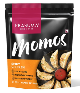 PRASUMA MOMOS SPICY CHICKEN 24 PC