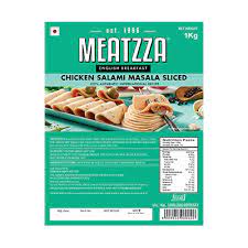 Meatzza Chicken Salami Plain Sliced