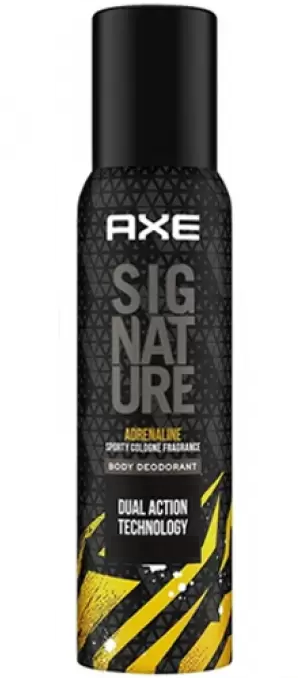 AXE SIGNATUR ADRENALINE  SPORTY COLOGNE FRAGRANCE BODY DEODORANT  154ML