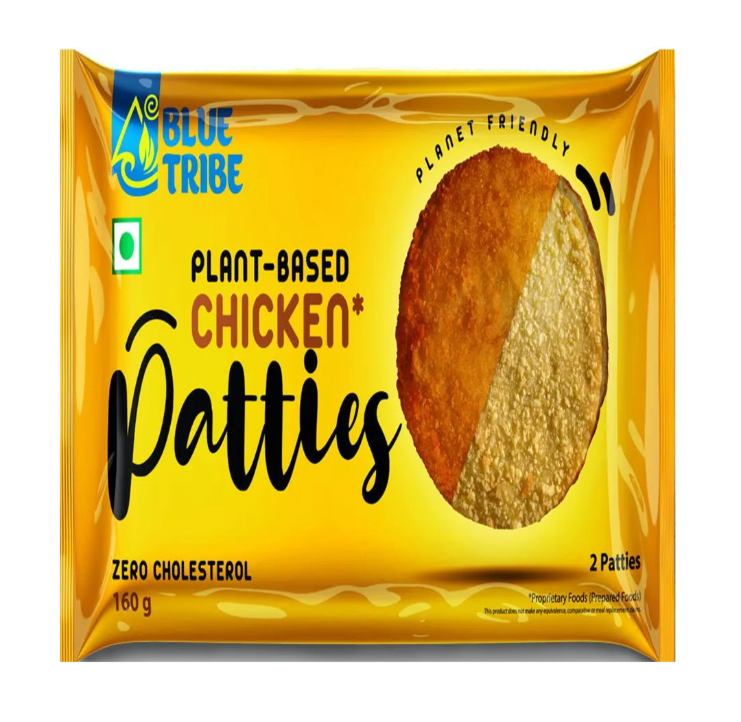 BLUE TRIBE PLANT-BASED CHICKEN PATTIES 160GM