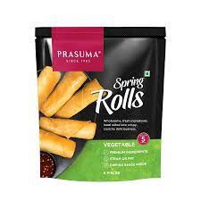 Prasuma vegetable spring rolls 6 pieces