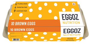 EGGOZ Nutrition Brown Egg 10Pcs