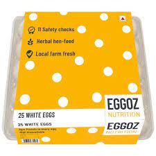 EGGOZ Nutrition White Egg 25Pcs