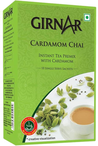 Girnar Cardamom chai instant tea premix 10 sachets