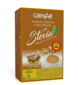 Girnar Ginger Chai Instant Tea Premix With Ginger Low Sugar 10Sachets