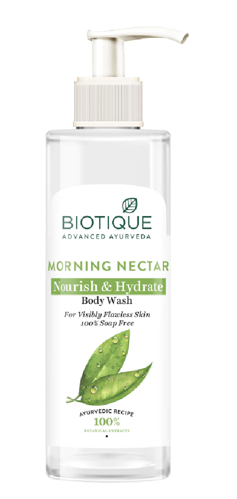 Biotique Advanced Ayurveda Morning Nectar Nourish&Hydrate Body Wash 200Ml