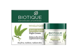 Biotique Advanced Ayurveda Wheatgerm Anti-Ageing Night Cream 50G