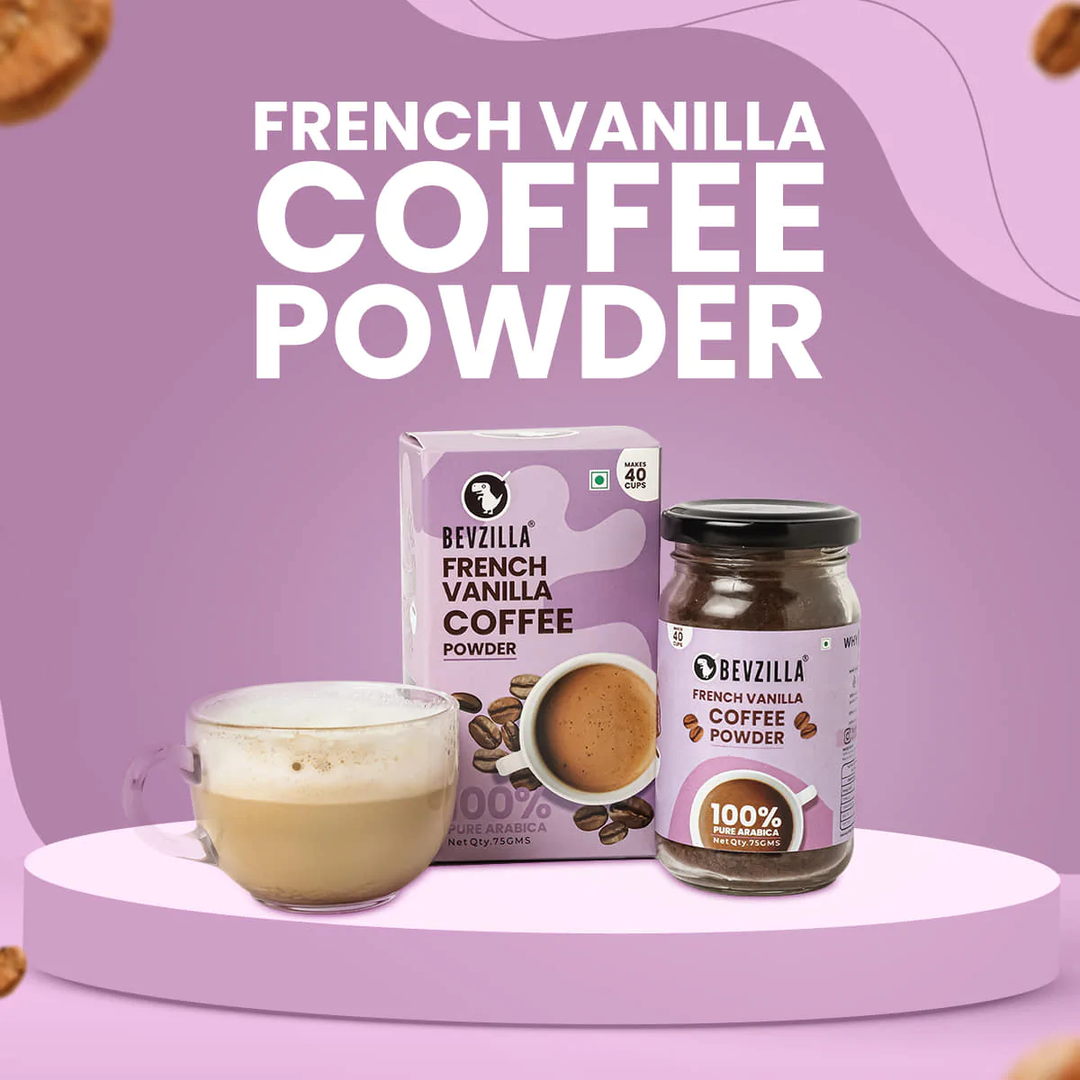 Bevzilla French Vanilla Instant Pure 60gm