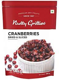 Nutty Gritties Cranberries 200gm