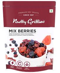 Nutty Gritties Mix Berries 200gm