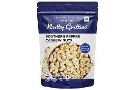 Nutty Gritties Southern Pepper Cashew Nuts 200 gm