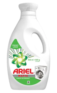 ARIEL FRONT LOAD MATIC LIQUID DETERGENT 500ML