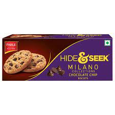 Parle Hide& Seek Milano Cllections Chocolate Chip Biscuits 75 gm