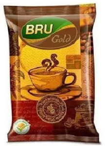 BRU Gold Coffe  200 gmBRU Gold Coffee Poly 200 gm