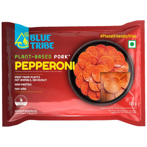 Blue tribe Plant Based Pork Pepperoni 125 gm
