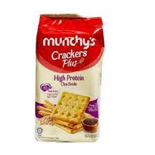 MUNCHYS CRACKERS PLUS CHIA SEEDS KRAKER 300GM