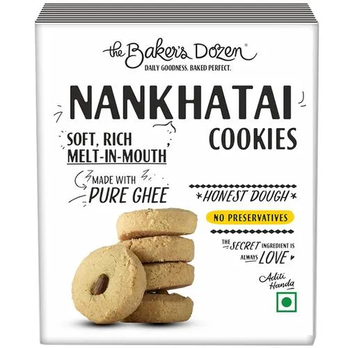 The bakers Dozen Nankhatai  Cookies 132 gm