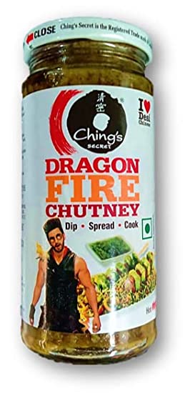 Chings Dragon Fire Chutney 250