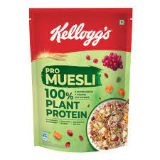Kelloggs Pro Muesli 100% Plant Protein 500gm