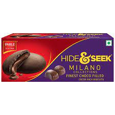 Parle Hide&Seek Milano Finest Choco Filled Cocoa Rich Biscuits 75g