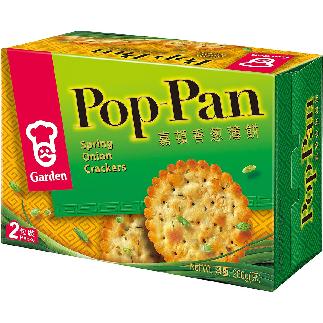 Garden Pop Pan Spring Onion Crackers 200gm