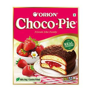 Orion Choco -Pie 18*8 Straberry 450 gm
