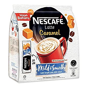 Nescafe latte 3in 1 Caramel 20 Sticks Coffee 500 gm