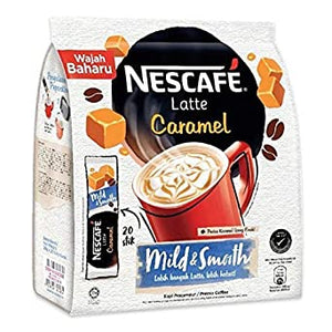 Nescafe latte 3in 1 Caramel 20 Sticks Coffee 500 gm