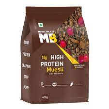 MUSCLE BLAZE High Protien Museli Dark Choclate & Cranberry 400gm