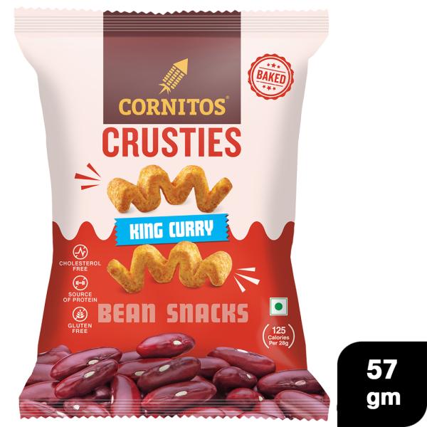 Cornitos Crusties King Curry Bean Snacks 50 gm