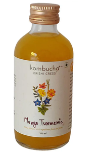 KRISHI CRESS Mango Turmeric Kombucha 200ml