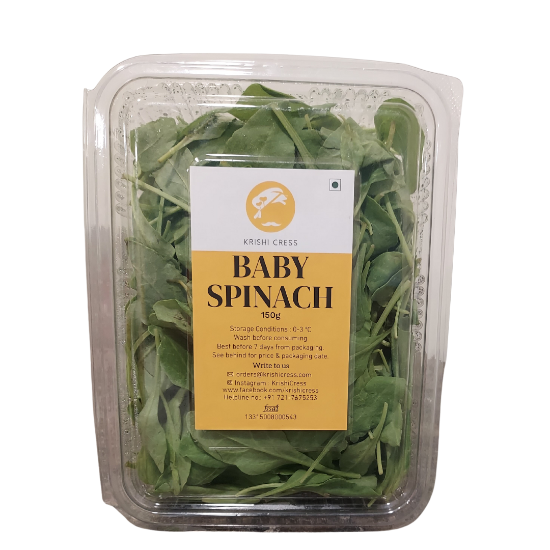 Krishi Cress Baby Spinach 80gm