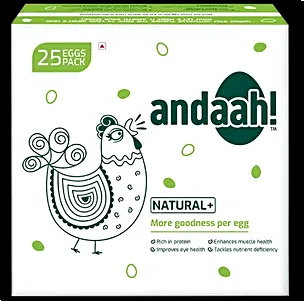 Andaah Natural Egg 25Pcs