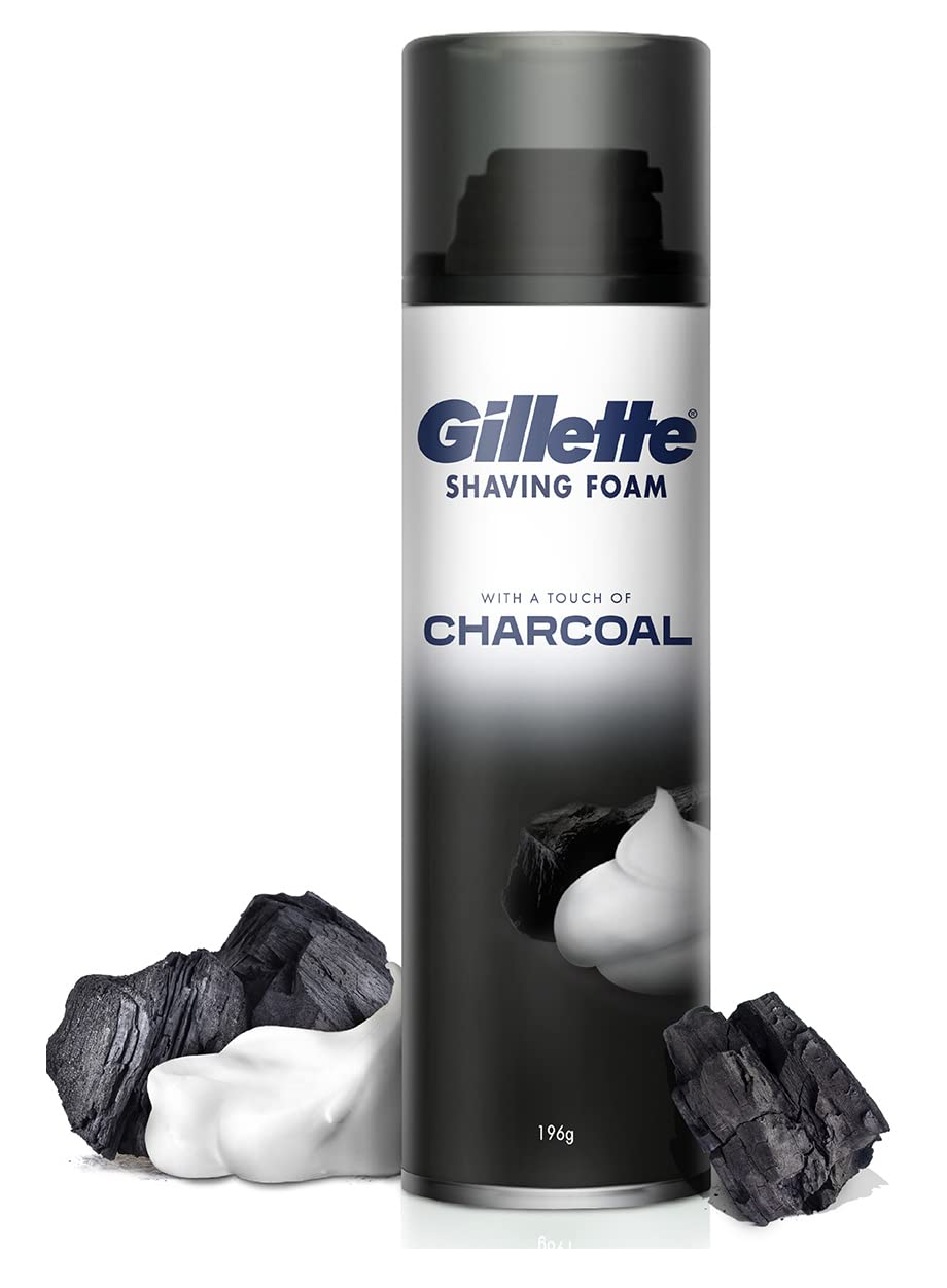 gillette Shaving foam Charcoal 196 gm