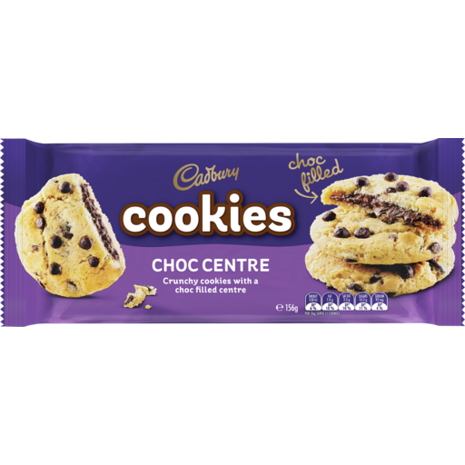 Cadbury Cookies Choc Centre 156 gm