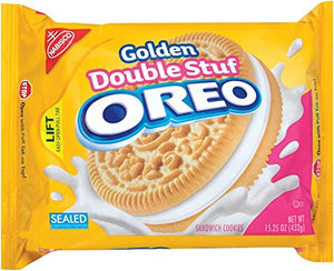 Nabisco Golden Oreo Double Stuf Cookies 435 gm