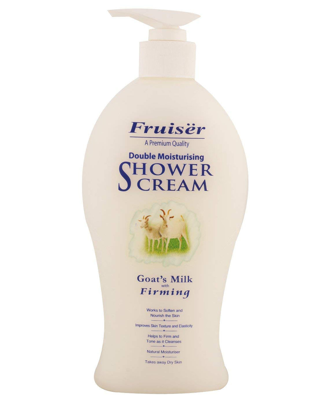 Fruiser Diuble Moistursing Shower Cream Goat Milk & firming 1000 ml
