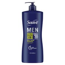 Suave Men 3 In 1 Citrus Rush Shampoo + Conditioner +Bodywash 828 ml