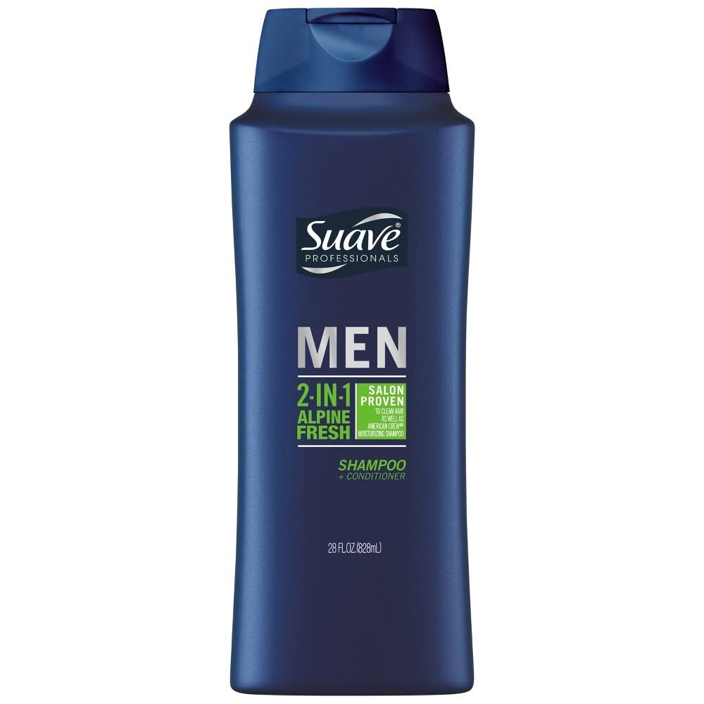 Suave Man 2 in 1 Alpine Fresh  Shampoo +Conditioner 828 ml