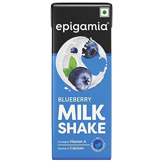 Epigamia blueberry milk shake 180ml