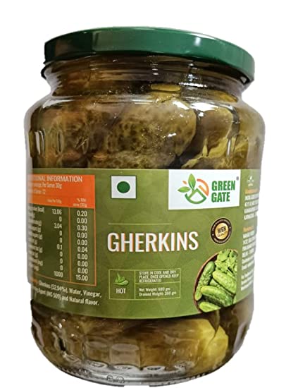 Green Gate Gherkins Hot 680 gm