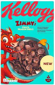 Kelloggs Zimmys Choco Dragon shells 450 gm