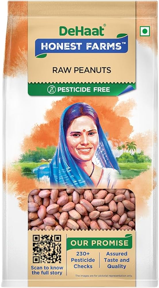 Dehaat Honest Farms Raw Peanuts 1Kg