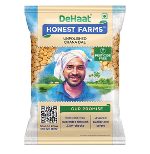 Dehaat Honest Farms Unpolished Chana Dal 500Gm